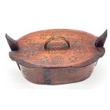 Antique Wooden Swedish Bentwood Box