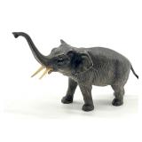 Vintage Bronze Elephant Figurine
