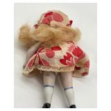 Antique Miniature Bisque German Doll and Chair