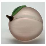 Vintage Orient Flume Peach Paperweight