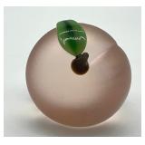 Vintage Orient Flume Peach Paperweight