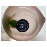 Vintage Orient Flume Peach Paperweight