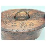 Antique Wooden Swedish Bentwood Box