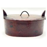Antique Swedish Wooden Tine Box