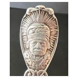 Vintage Sterling C. Hornaday Native American Figurine Spoon