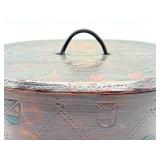 Antique Swedish Wooden Tine Box