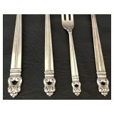 Variety of International Sterling Silver Royal Danish Flatware Pieces