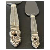 Two International Sterling Royal Danish Pie Servers