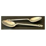 Two International Sterling Royal Danish Serving Spoons