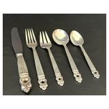 International Sterling Royal Danish Flatware Set