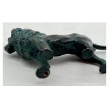 Vintage Miniature Austria Bronze Lion Figurine