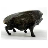 Vintage Miniature Brass Boar Figurine
