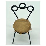 Antique Metal Doll House Chair