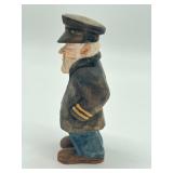 Two Vintage Hand Carved Wooden Figurines