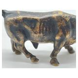 Vintage Miniature Brass Bull Figurine
