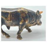 Vintage Miniature Brass Bull Figurine
