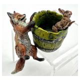 Antique Cold Painted Austria Miniature Bronze Figurine