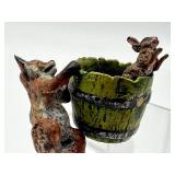 Antique Cold Painted Austria Miniature Bronze Figurine