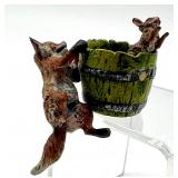 Antique Cold Painted Austria Miniature Bronze Figurine