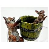 Antique Cold Painted Austria Miniature Bronze Figurine