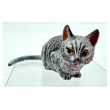 Antique Austrian Vienna Bronze Cat Figurine
