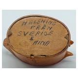 Antique Miniature Swedish Tine Box