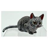 Antique Austrian Vienna Bronze Cat Figurine