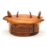 Antique Miniature Swedish Tine Box