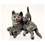 Antique Miniature Austrian Viennese Cat Figurine