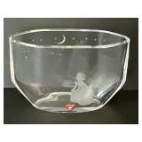 Orrefors Wish to the Moon Crystal Etched Vase