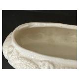 Very Early Unmarked Belleek Covered Dish
