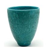 Vintage Aqua Blue Pottery Vase