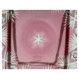 Antique Queen Anna Cranberry Foyer Bowl and Underplate