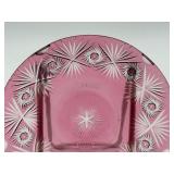 Antique Queen Anna Cranberry Foyer Bowl and Underplate