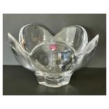 Orrefors Tulip Pedal Crystal Bowl