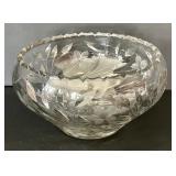 Beautiful Large Vintage Crystal Bowl