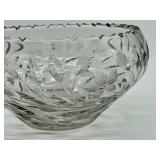 Beautiful Large Vintage Crystal Bowl