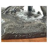 Artisan Bronze Ground Squirrel Sculpture by Lowell Davis