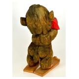 Vintage Wooden Carved Norwegian Figurine