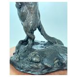 Artisan Bronze Ground Squirrel Sculpture by Lowell Davis