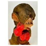 Vintage Wooden Carved Norwegian Figurine