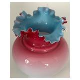 Antique Victorian Fancy Glass Vase