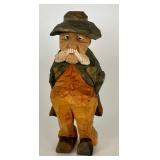 Vintage Wooden Hand Carved Figurine