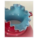 Antique Victorian Fancy Glass Vase