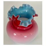 Antique Victorian Fancy Glass Vase