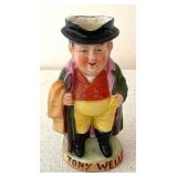 Two Vintage German Dickens Character Miniature Pitchers