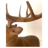 Stag Woodcarving from Norway by B. Wolle