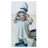 Antique Victorian KPM Fairing Match Strike Holder