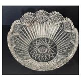 Vintage Cut Crystal and Glass Bowls and Covered Butter Dish