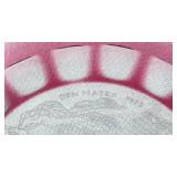 Moser Glass Green Plate 1973 Den Matek Limited Edition Czech Republic With Case